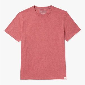 Fair Harbor Men's Heathered Red Short Sleeve Kismet Tee